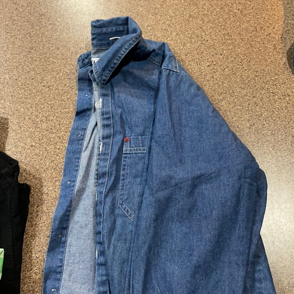 Boys long sleeve button down shirt